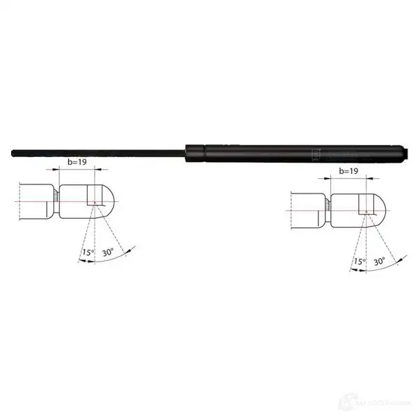 Амортизатор капота METZGER MK VNX 2110507 4250032491895 999861 изображение 0