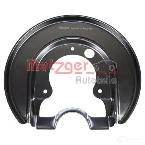 Кожух, щиток тормозного диска METZGER K8N8 GW 6115206 1438001745 - Изображение 1