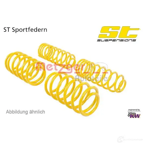 Комплект пружин подвески METZGER XS7I8 996865 2 8210147 128210147 изображение 0