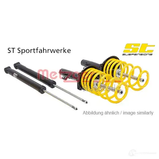 Комплект подвески, винтовые пружины и амортизаторы METZGER SYVOC8V 123220308 996476 23 220308