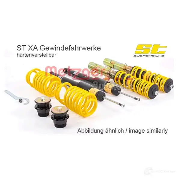 Комплект подвески, винтовые пружины и амортизаторы METZGER 996174 12QET 182 80001 118280001
