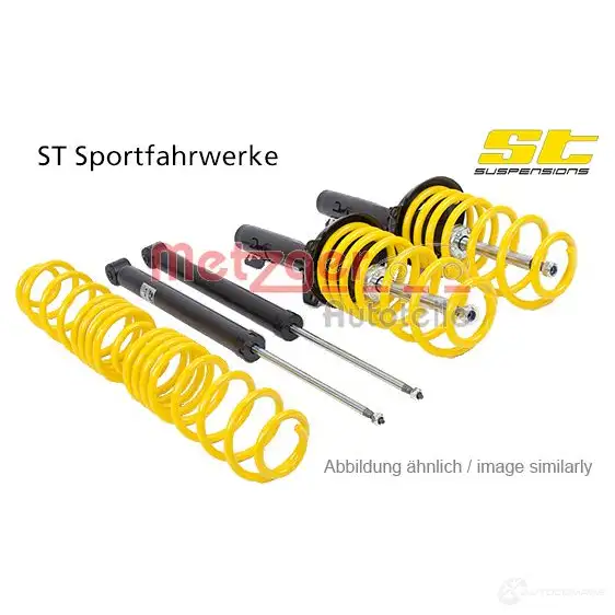 Комплект подвески, винтовые пружины и амортизаторы METZGER 2328043 1 996667 V88BS 123280431