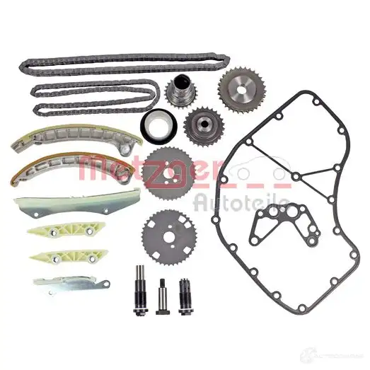 Комплект цепи ГРМ METZGER 1010327 GF1F QG 7500003 4250032684853 - Изображение 1