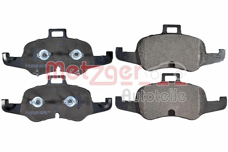 Тормозные колодки дисковые, комплект METZGER B577F X 1440428819 1170982