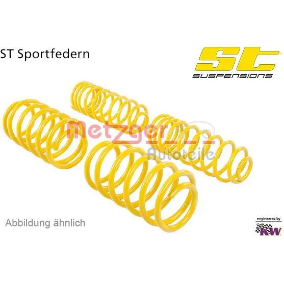 Комплект подвески, винтовые пружины METZGER W4LCGFN 128266013 997300 2826 6013