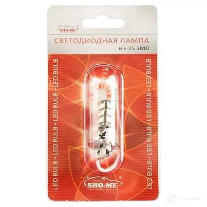 Лампа светодиодная H3 12 В 6000K SHO-ME H325SMD 1439692240 VND DK