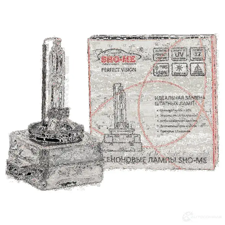 Лампа ксеноновая D1S 35 Вт 12 В 5000K SHO-ME 9 Y716 1439691845 XPD1S5K - Изображение 1