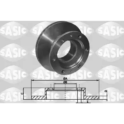 Тормозной диск SASIC YNY GS 2142392 LB83SQW T616003
