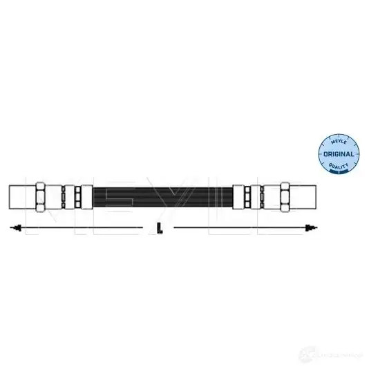 Тормозной шланг MEYLE 1419553 MBH031 8 300 343 2103 CGDWJ3V