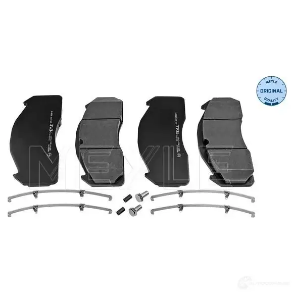 Тормозные колодки, комплект MEYLE 2912 5 0252912500s 1408066 MBP1623