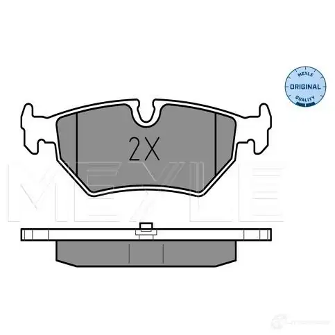 Тормозные колодки, комплект MEYLE MBP0115 0252135819 1407086 2135 8 - Изображение 1