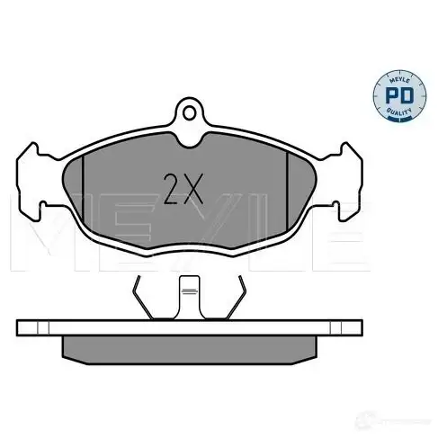 Тормозные колодки дисковые, комплект MEYLE 025 205 4716/PD 1406965 7563 D688 20547 изображение 0