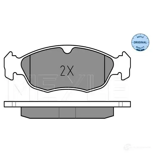 Тормозные колодки дисковые, комплект MEYLE 025 214 3017/W 21 430 MBP0128 1407103 - Изображение 1