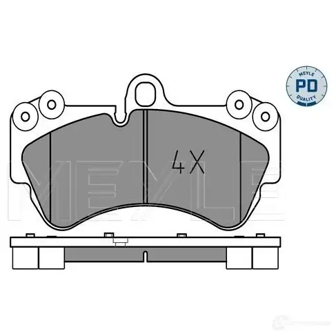 Тормозные колодки дисковые, комплект MEYLE MBP0415PD 1407530 23 692 025 236 9217/PD