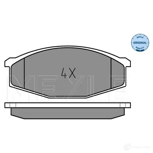 Тормозные колодки дисковые, комплект MEYLE MBP0041 2 0863 025 208 6316 1406990