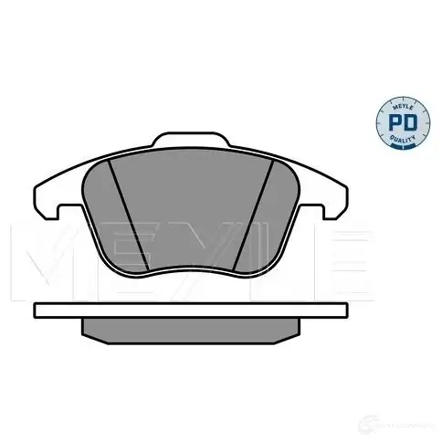 Тормозные колодки дисковые, комплект MEYLE 1407900 025 247 0520/PD 247 05 24706 изображение 1