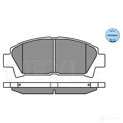 Тормозные колодки дисковые, комплект MEYLE 219 61 025 219 6115/W MBP0236 1407259