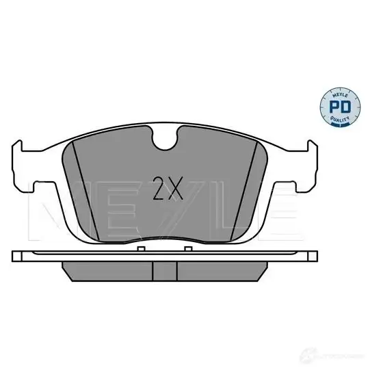 Тормозные колодки дисковые, комплект MEYLE ICMS0C O 1437615637 025 223 8619/PD изображение 1