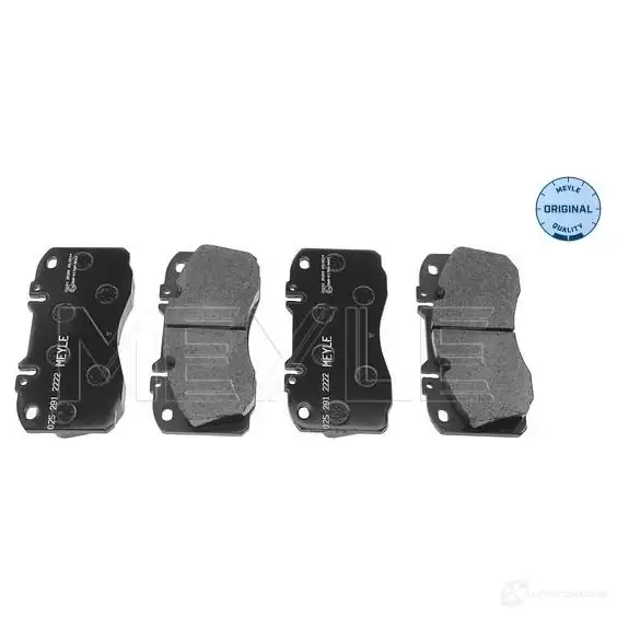 Тормозные колодки дисковые, комплект MEYLE X4AUPR 7 025 291 2222 1437615648 изображение 0