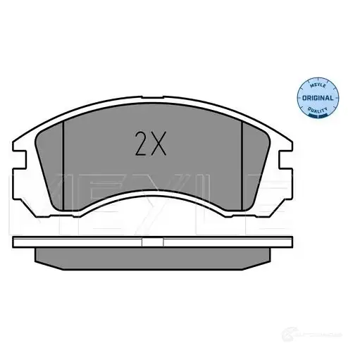 Тормозные колодки дисковые, комплект MEYLE 21768 025 213 6315/W 2136 3 1407088 изображение 1