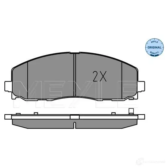 Тормозные колодки дисковые, комплект MEYLE F5S F6A 025 253 7919 1437616286 - Изображение 1