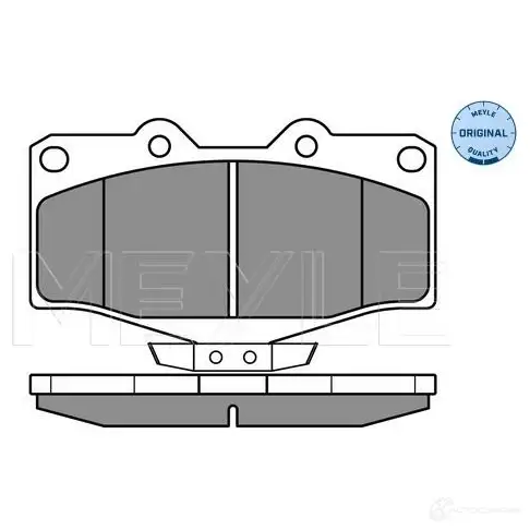 Тормозные колодки дисковые, комплект MEYLE 1407178 21680 21679 025 216 7915/W изображение 0