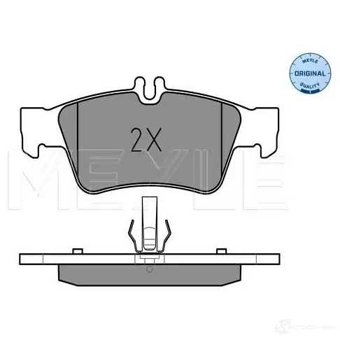 Тормозные колодки дисковые, комплект MEYLE 23335 1407397 2 3334 025 233 3416 изображение 0