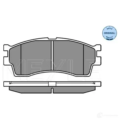 Тормозные колодки дисковые, комплект MEYLE 1407609 025 238 7316/W MBP0463 23 873 - Изображение 1