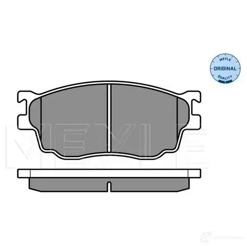 Тормозные колодки дисковые, комплект MEYLE 237 77 025 237 7716/W MBP0448 1407587 изображение 0