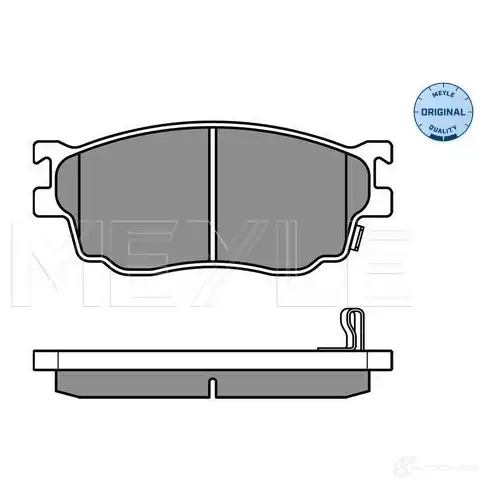 Тормозные колодки дисковые, комплект MEYLE 237 77 025 237 7716/W MBP0448 1407587 изображение 2