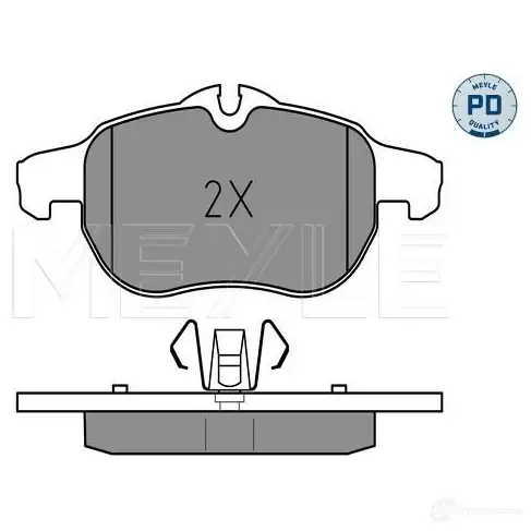 Тормозные колодки дисковые, комплект MEYLE 234 02 025 234 0220/PD MBP0335PD 1407416 - Изображение 1