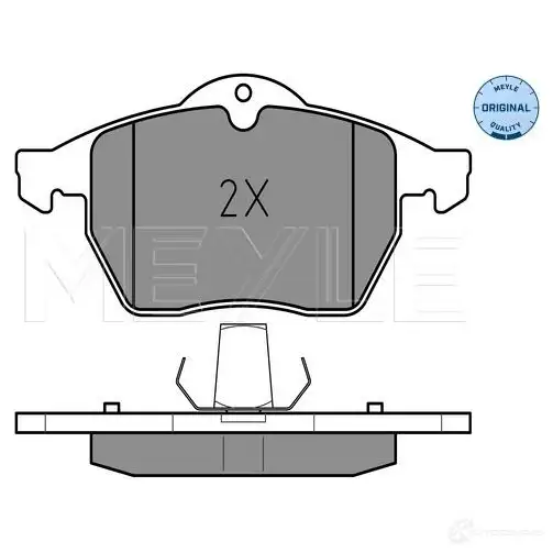 Тормозные колодки дисковые, комплект MEYLE 025 231 1619/W MBP0265 1407311 23 116 - Изображение 1