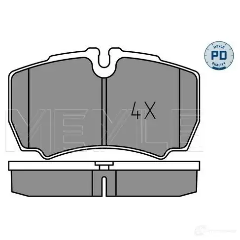 Тормозные колодки дисковые, комплект MEYLE MBP0719PD 025 291 2320/PD 1408064 29 123