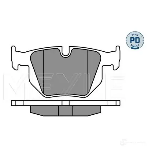 Тормозные колодки дисковые, комплект MEYLE 23447 025 212 8217/PD 212 82 1407075 изображение 0