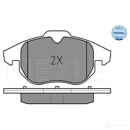 Тормозные колодки дисковые, комплект MEYLE 23 402 025 234 0220 MBP0335 1407415 изображение 1