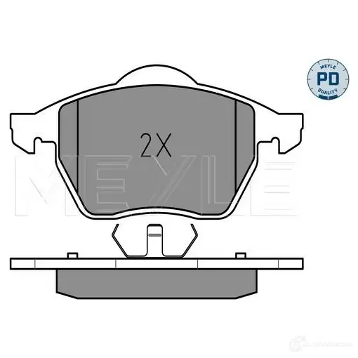 Тормозные колодки дисковые, комплект MEYLE MBP0164PD 21 624 025 216 2419/PD 1407156 - Изображение 1
