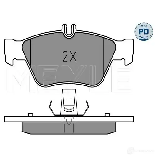 Тормозные колодки дисковые, комплект MEYLE 2166 4 025 216 6419/PD 1407173 21795 - Изображение 1