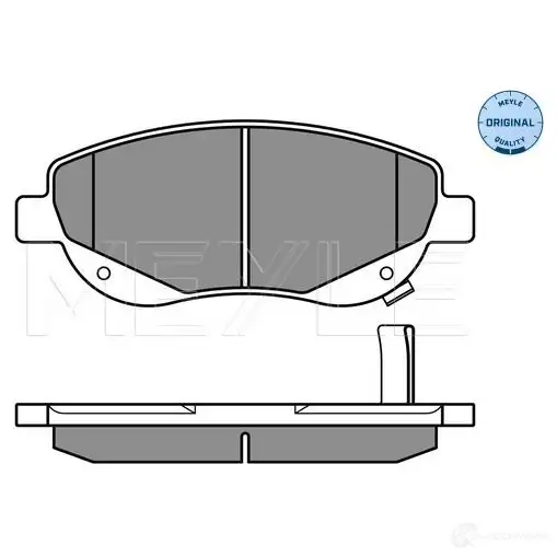 Тормозные колодки дисковые, комплект MEYLE 025 249 4619/W 24947 1407934 2 4946 изображение 2