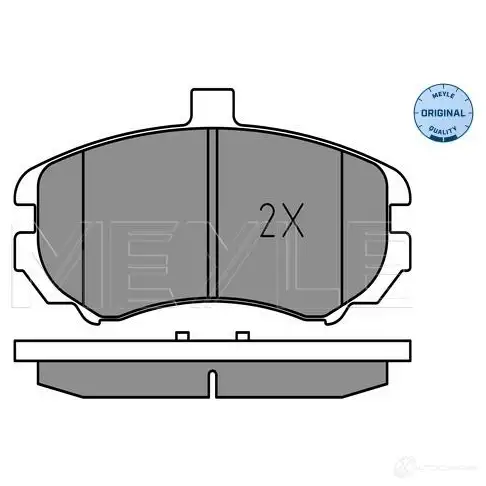 Тормозные колодки дисковые, комплект MEYLE 1407790 2 4369 025 243 6917/W 24373 изображение 1