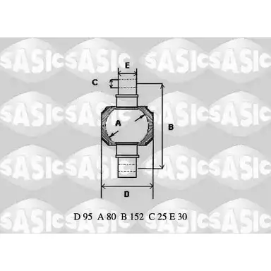 ремонтный комплект, рычаг подвески SASIC H 1G617U T773009 4J33H 2143089