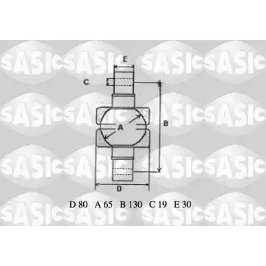 ремонтный комплект, рычаг подвески SASIC 8L1EUD 67RJ 6H 2143106 T777005