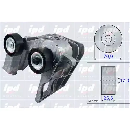 Натяжитель клинового ремня IPD 2144983 WX5T Q 15-3880 0HZ6Z