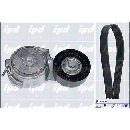 Поликлиновой ременный комплект IPD M2 8C9 20-1806 66XK8 2146291