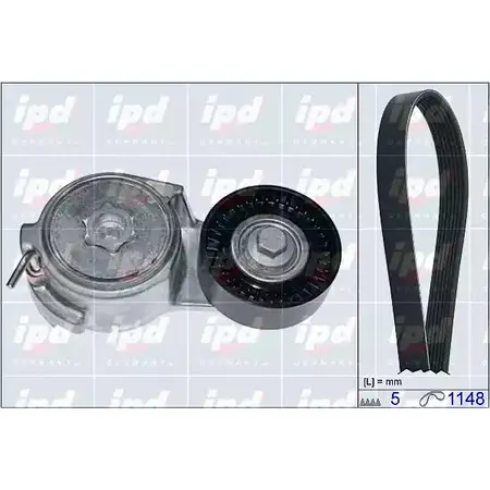 Поликлиновой ременный комплект IPD 2146293 20-1808 31 JX3WY QD2AGR2