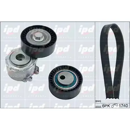 Поликлиновой ременный комплект IPD 58Q1 3S L2RG6 2146294 20-1809