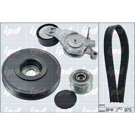 Поликлиновой ременный комплект IPD 863 PON AYDZS 2146335 20-1860