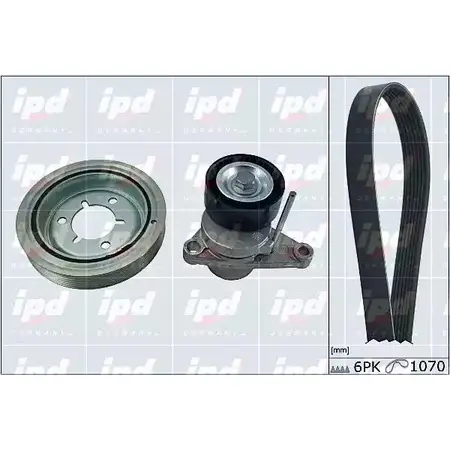 Поликлиновой ременный комплект IPD 2146345 C9ZDHL Q 20-1870 KXQI3G