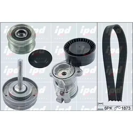 Поликлиновой ременный комплект IPD S2IRNZW SUD 2T 2146375 20-1900 изображение 0