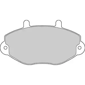 Тормозные колодки, дисковые, комплект DURON 2163473 DBP240701 PBA0 U 3DSS5EA изображение 0