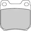 Тормозные колодки, дисковые, комплект DURON 2163510 U2NY PJ7 DBP251117 I2H01PX